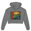 Wisconsin on the Farm - Women's Cropped Hoodie | Bella + Canvas 7502